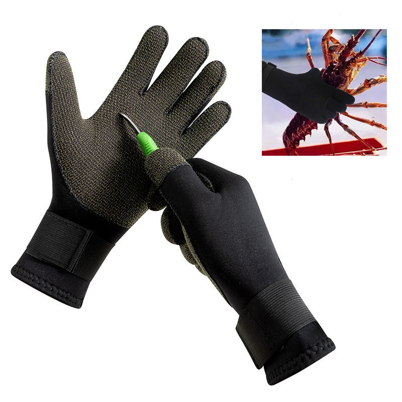 Spearfishing Glove - 3 мм утолщенные кевларовые перчатки для