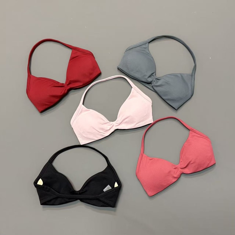 Aquatic Sports Bra - Женский спортивный бюстгальтер-халтер с V-образным вырезом,
