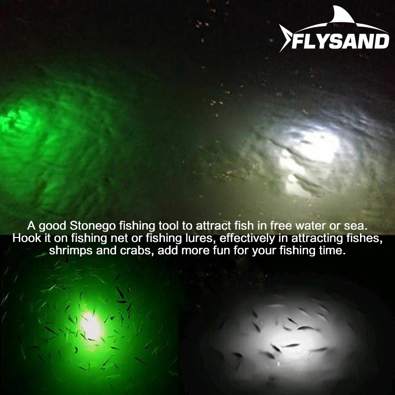 Фонарь для рыбалки, подводный, – обзор и цена Underwater Flashlight