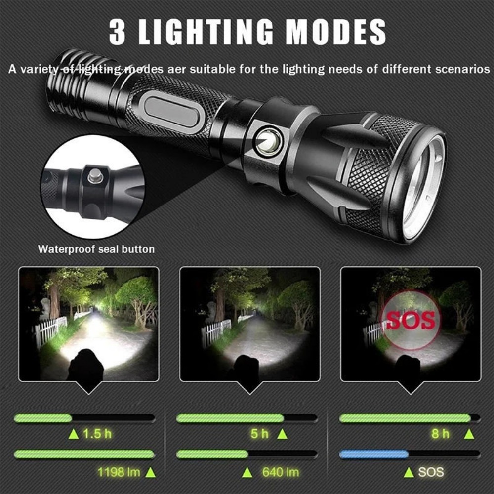 Профессиональный фонарь для по – обзор и цена Underwater Flashlight