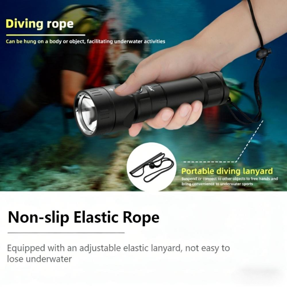 Мощный водонепроницаемый фонар – обзор и цена Underwater Flashlight