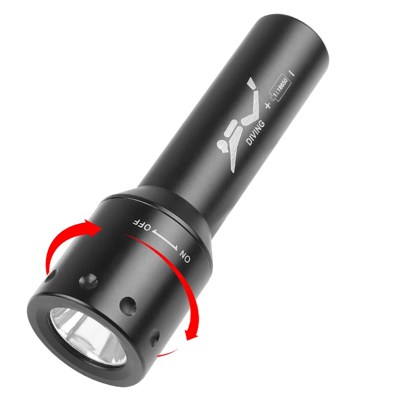 Новый светодиодный фонарь для  – обзор и цена Underwater Flashlight